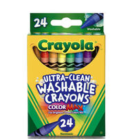 Crayola เครโยล่า สีเทียนล้างออกได้ 24สี
