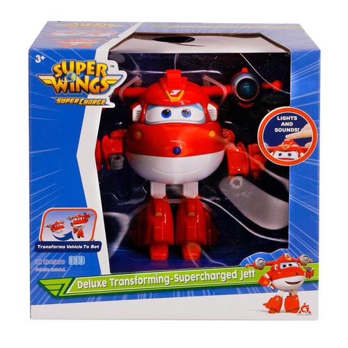 Super Wings Deluxe Transforming Supercharged Jett