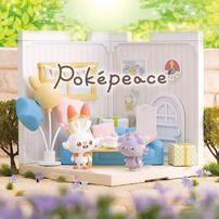 Takara Tomy Pokemon Pokepeace House Lounge Scorbunny & Espurr Set