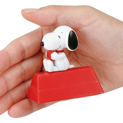 Takara Tomy Metakore Metal Figure Snoopy & Heart