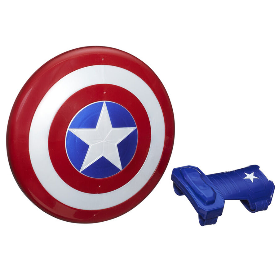 Marvel captain america magnetic shield top & gauntlet