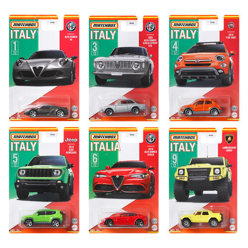 Matchbox Best Of Italy Vehicles Assortment 