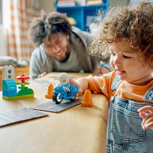 LEGO Duplo Blue Police Motorcycle 10471