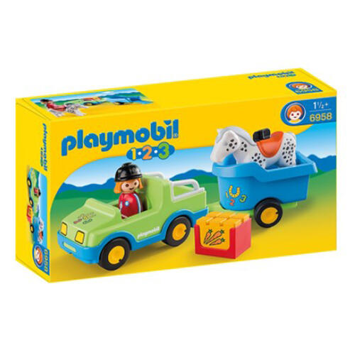 Playmobil 1.2.3 with Horse Trailer Thailand Official Website