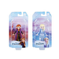 Disney Frozen Anna Small Doll in Travel Look, Posable with Removable Caoe &  Skirt 