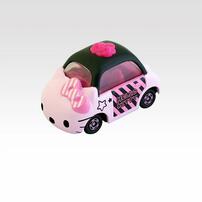 Takara Tomy Dream Tomica Sanrio Characters Hello Kitty Stripe Ribbon Black Pink Diecast Car Figure