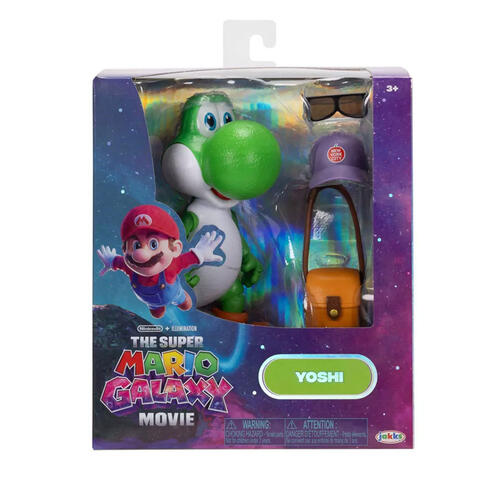 The Super Mario Galaxy Movie 5-Inch Yoshi Figure With Accessories