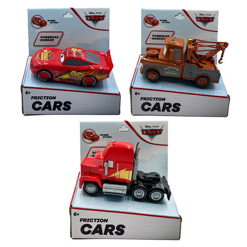 Disney Pixar Cars Plastic Friction Car - Assorted (1 Pc)