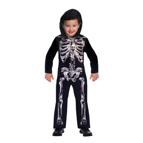 Halloween ฮาโลวีน Spooky Skeleton Costume