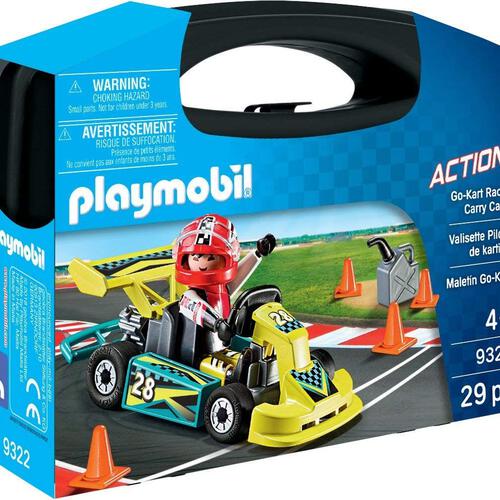 Playmobil Go-Kart Racer Carry Case Building Set 