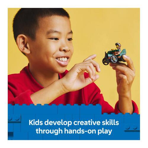 LEGO City Airplane vs. Hospital Bed Race Car Pack 60459