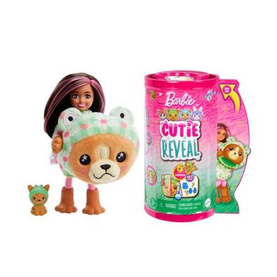 Barbie Cutie Reveal Chelsea Doll Puppy In Frog Costume
