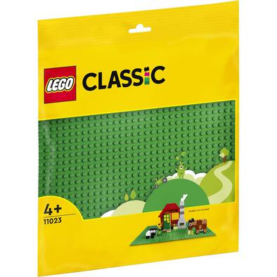 LEGO Classic เลโก้ คลาสสิค แผ่นฐานสีเขียวคลาสสิค 11023