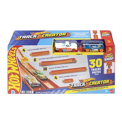 Hot Wheels แพ็กรางตรง 30 ชิ้น+รถ