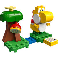 Lego Super Mario เลโก้ ซุปเปอร์มาลิโอ โยสิสีเหลืองกับต้นผลไม้ วี29