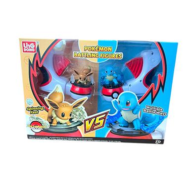 Pokemon Battling Figures Eevee And Squirtle