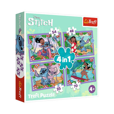 Disney Stitch 4 In 1 Lilo & Stitch's Crazy Day Puzzle