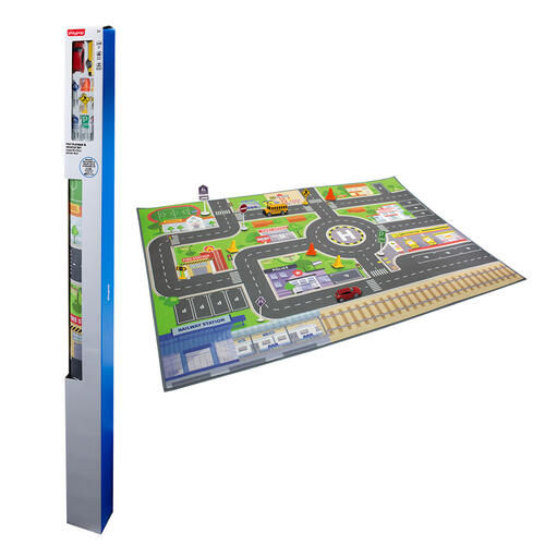 playpop Felt Playmat & Vehicle Set